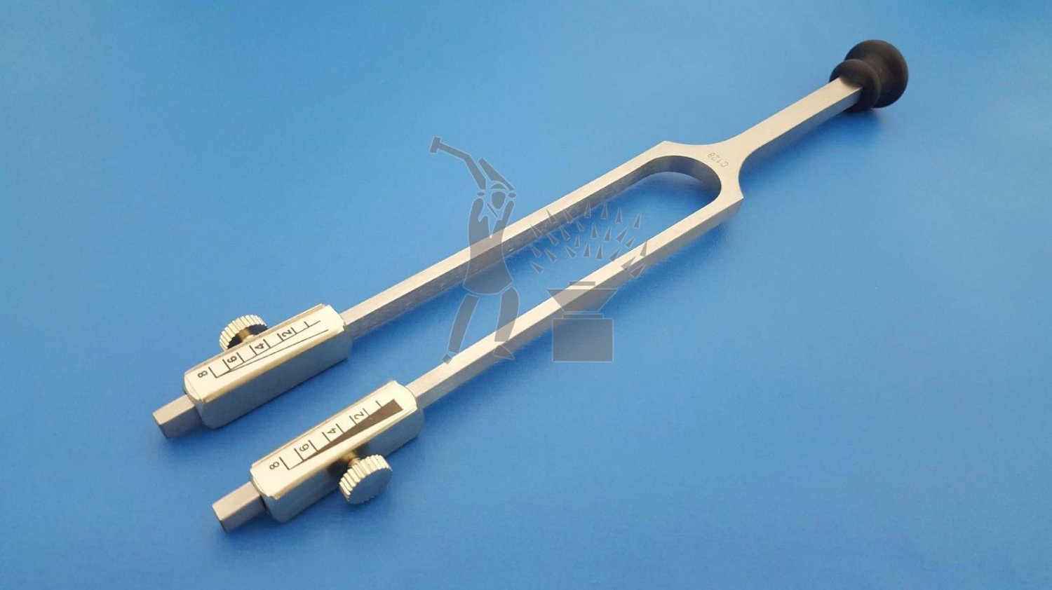 Rydel Seiffer Tuning Fork, C 64 Hz / C 128 Hz, Diagnostic, Neurology