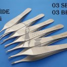 Adson Dressing & Tissue Forceps Serrated & Adson Brown Medical Forceps 6 Pieces