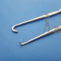 Skin Hooks Blunt & Sharp Plastic Maxillofacial Medical Surgical Hooks 2 Pieces