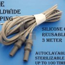 Bipolar Sealer Forceps Silicone Cord Reusable, Universal 4 mm 3 Meter Length