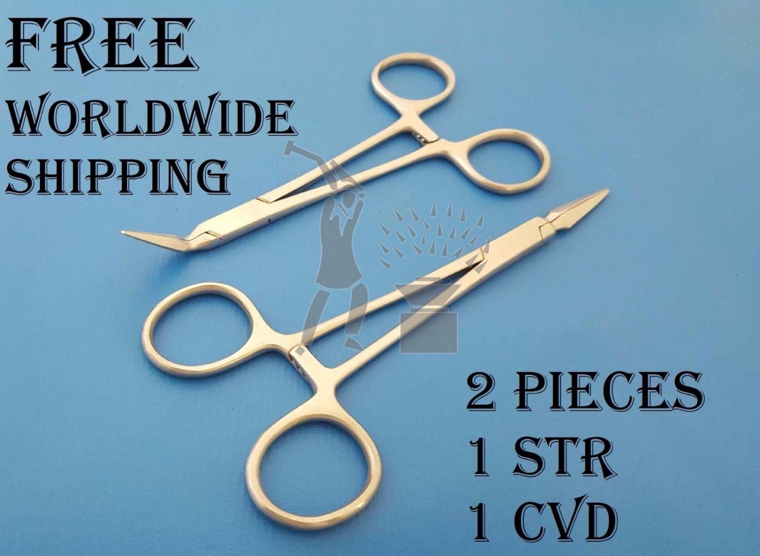Stieglitz William Splinter Forceps Straight & 45 Degree 5.5" Dentist Tools