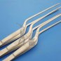 Adson Bayonet Ear Dressing Forceps Serrated Tip, 21 cm 3 Pieces Free Shipping