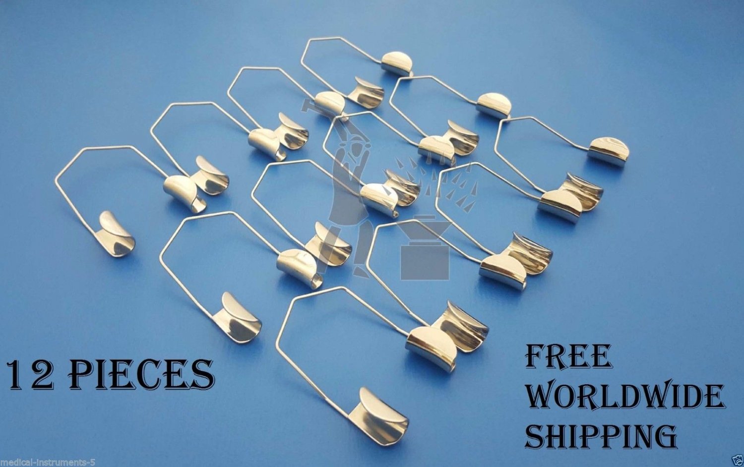 Barraquer Eye Wire Speculum Solid Blade Ophthalmology Eye Instruments 12 Pieces