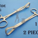 Collin Tongue Holding Grasping Forceps OB/Gyn Surgical Instruments 2 Pieces