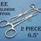 Vulsellum Uterine Forceps 6.5" OB/Gyn Surgical Instruments 2 Pieces Free Ship