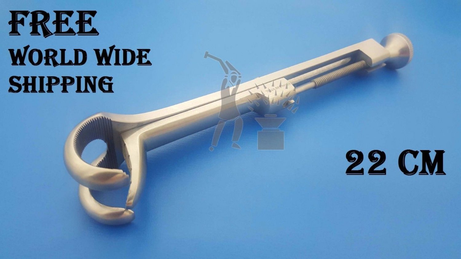 Lowman Bone Holding Clamps 22 cm Orthopedic Bone Surgical Surgery