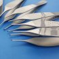 Adson Tissue Forceps 1 x 2 Teeth Delicate, Micro, Plastic Dental Surgery 6 pcs