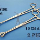 Babcock Tissue Forceps Grasping Forceps OB/GYN Surgical Instruments 2 Pieces