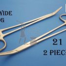 Phaneuf Hysterectomy Forceps 1 x 2 Teeth 21 cm Grasping Forceps OB/GYN Surgical