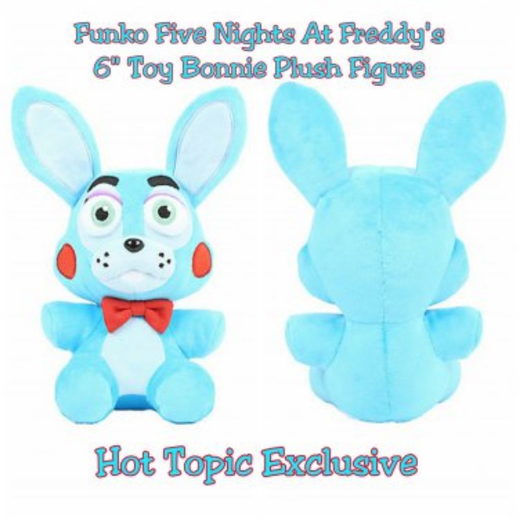 Funko Five Nights at Freddy's Toy Bonnie 6 (Hot Topic) Exclusive FNAF Plush  Doll