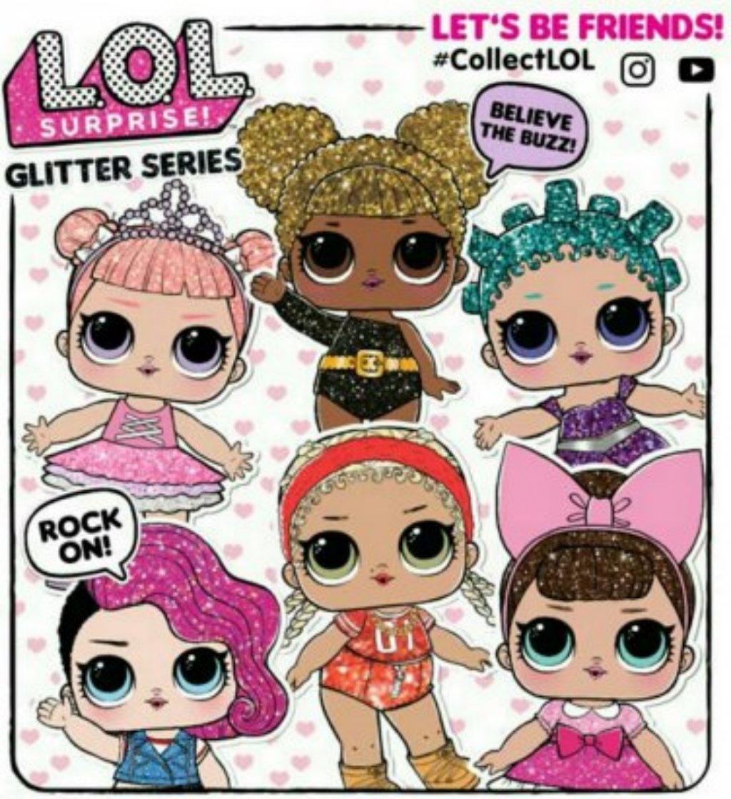 LOL Surprise 7 Layers Glitter Series 1 Doll Mystery Blind Ball #551577 ...