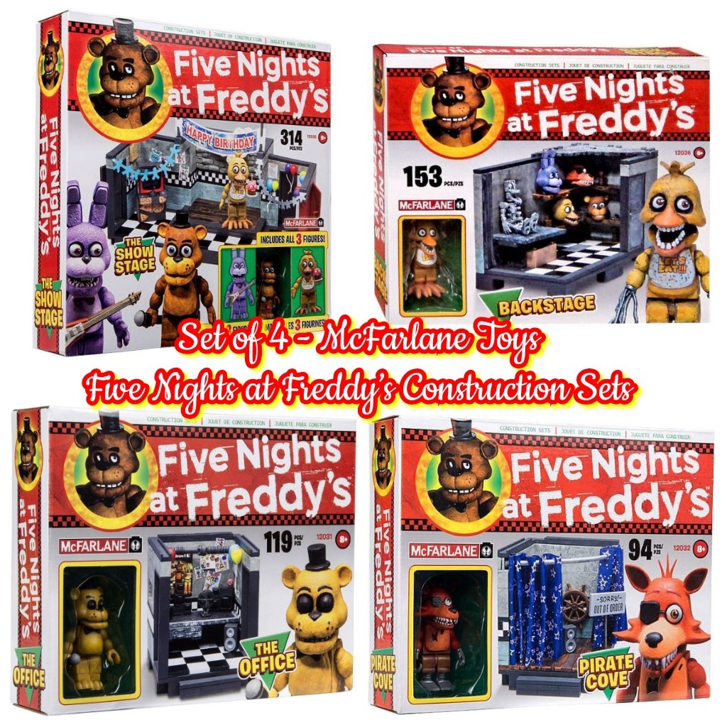 Five Nights at Freddy’s The Office McFarlane Toys Construction Set 12031 for sale online 