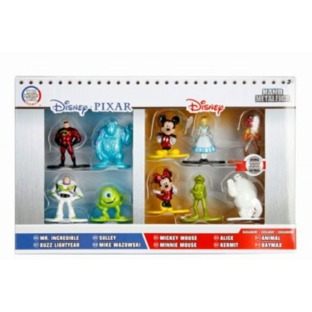 Nano Metalfigs Disney/Pixar 10-Pack Collector's Die-cast Figure Set ...