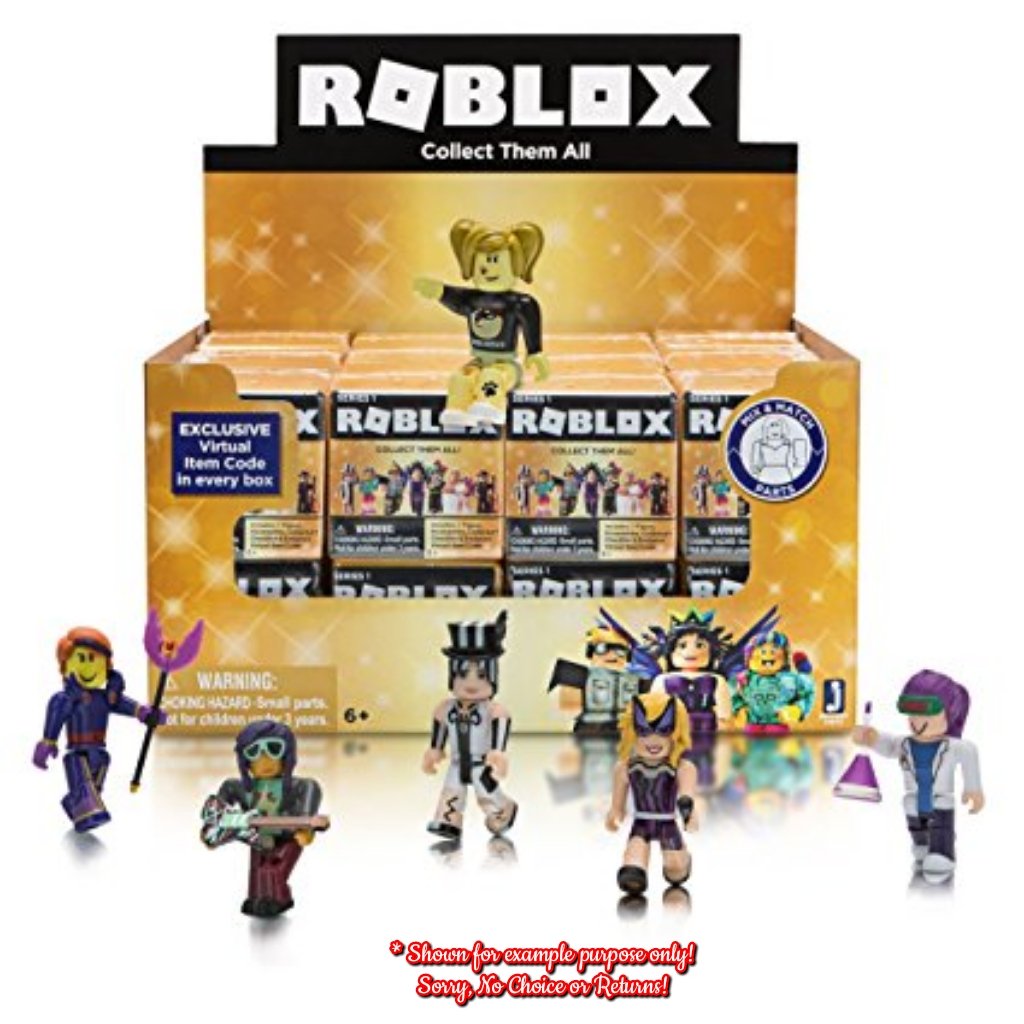 Roblox Mystery Celebrity Figures Series 1 Gold Blind Box Case Of