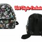 Loungefly tokidoki Mini Black Faux Leather Space Characters Print Backpack Hot Topic Exclusive