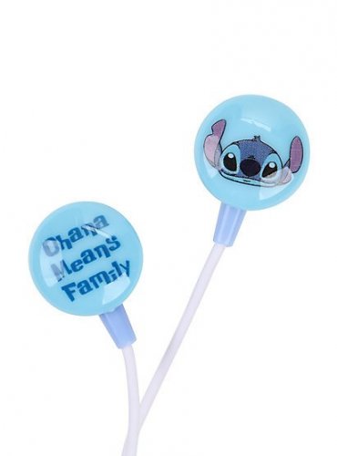 Disney Lilo & Stitch Ohana Earbuds Earphones In-Ear Headphones