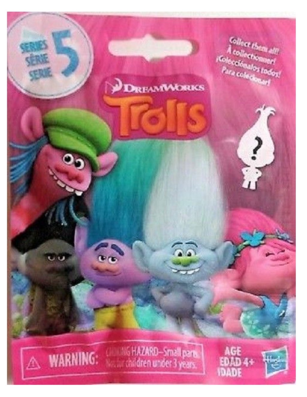 DreamWorks Trolls Movie Surprise Mini Figure Series 1 Mystery Blind Bag  Case of ×24 Packs by Hasbro