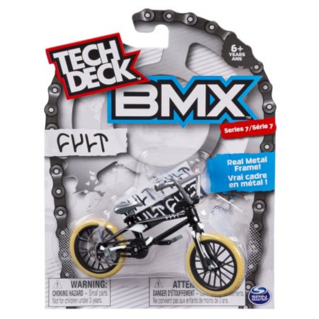Set of 4 Tech Deck BMX Bikes Series 7 by Spin Master (Cult, Sunday, & WeThePeople)