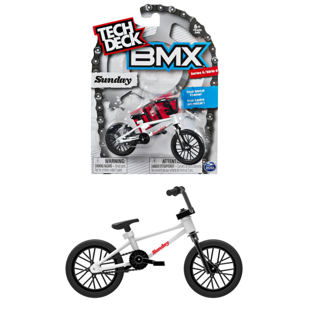 Set of 4 Tech Deck BMX Bikes Series 6 by Spin Master (Sunday