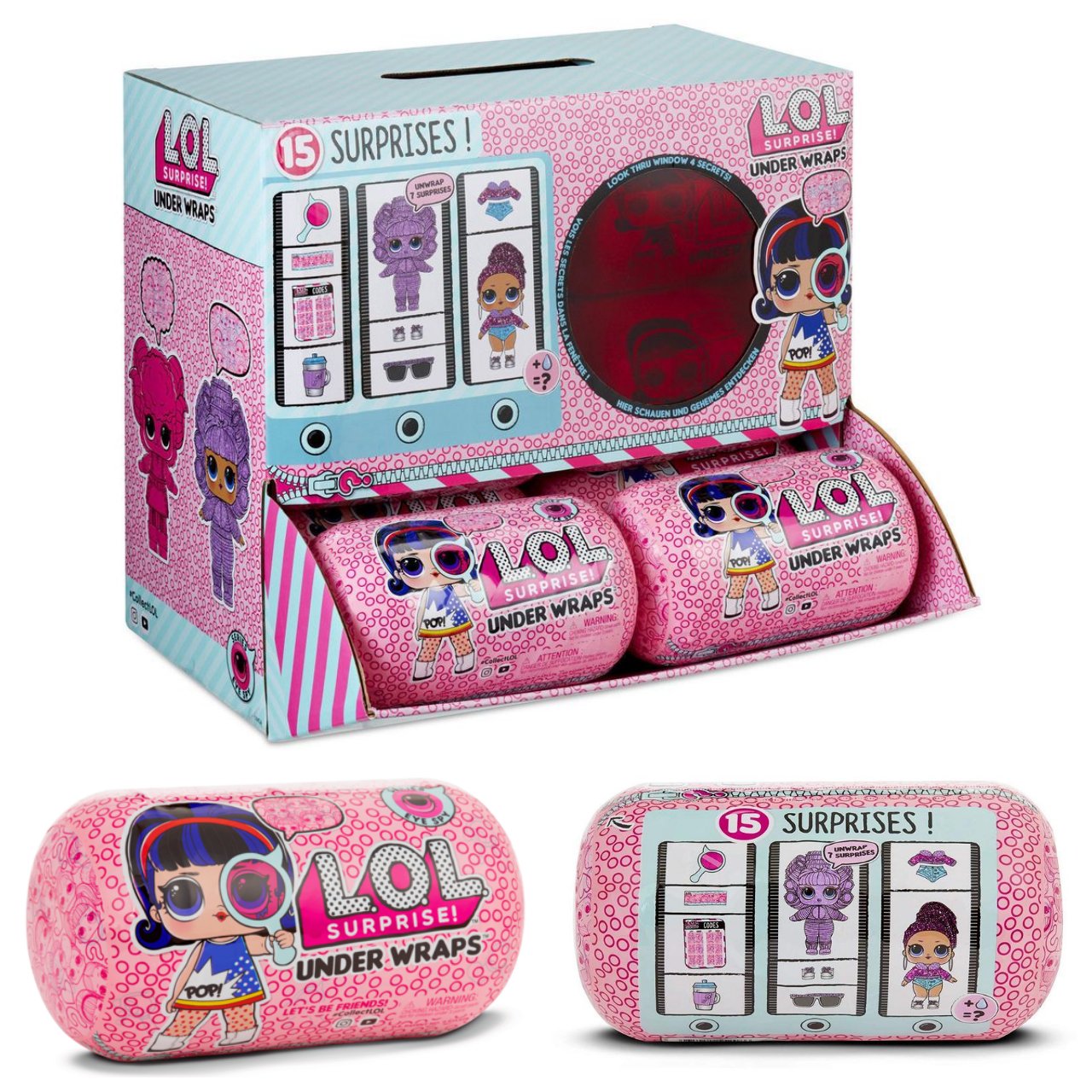 Series Eye Spy LOL Surprise 15 Layers Under Wraps S4 Doll Capsules Case