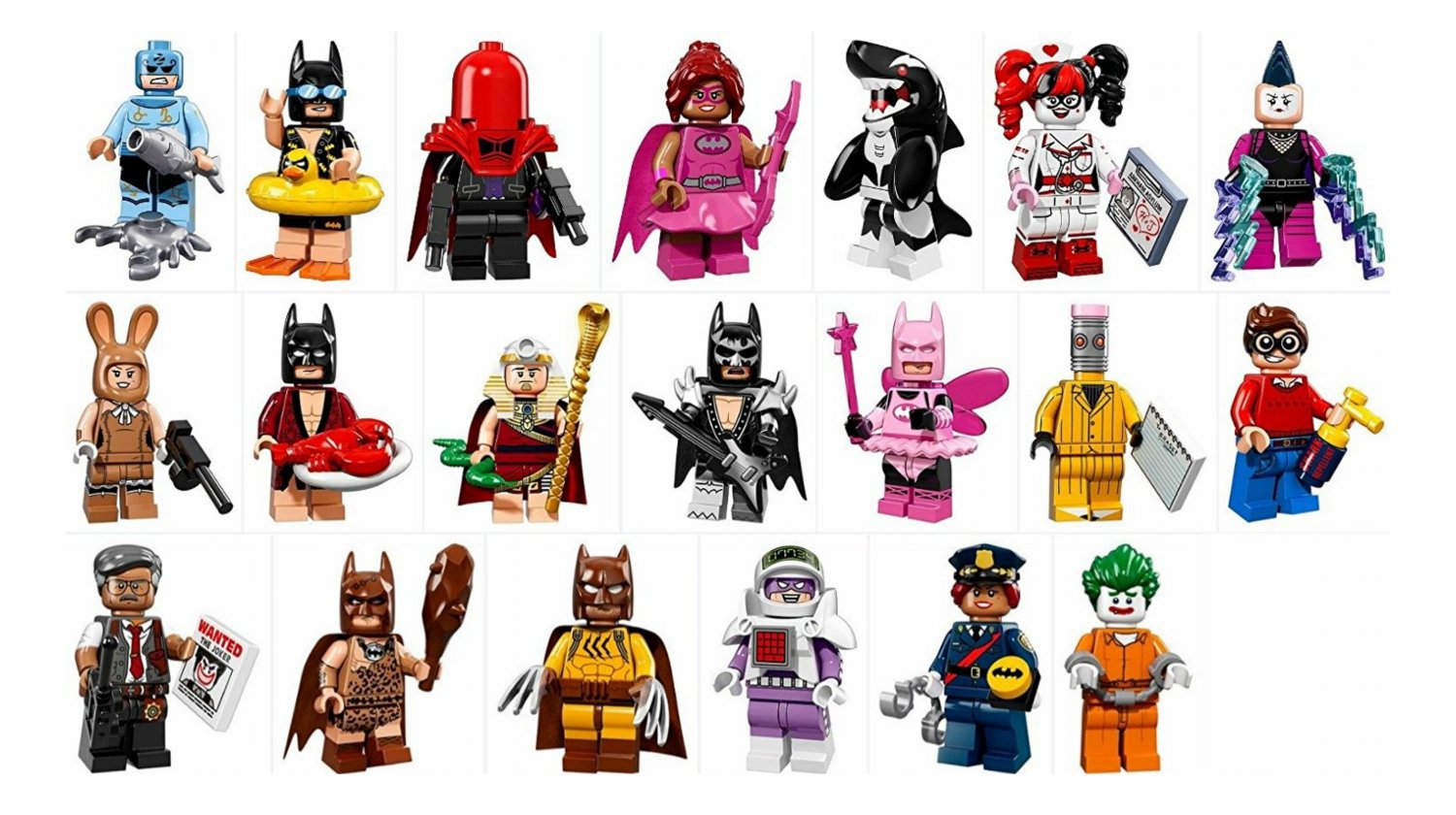 Limited Edition Series LEGO Minifigures Batman Movie #71017 Mystery ...