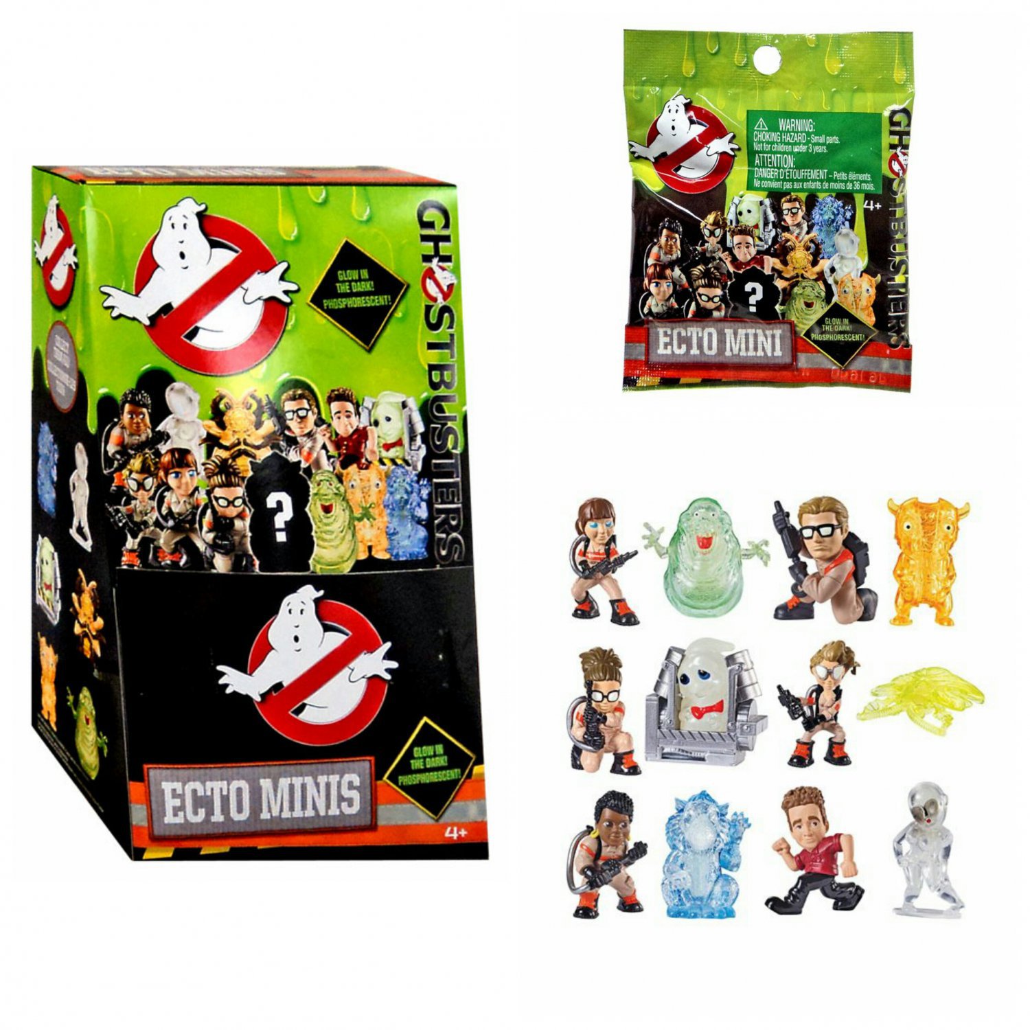 Ghostbusters 2016 Movie Ecto Mini Mystery Blind Bag ×24 Sealed Packs