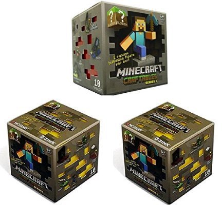 minecraft collectible figure mystery blind box