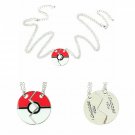 Pokemon Poke Ball Best Friends BFF Pendant Necklace 2 Pack Set - "I Choose You!" By Loungefly