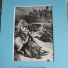 Gustave Dores artwork copy reprint 8x10 unframed