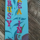 Bookmark Title Busy Reading 3 1/4 by 7 in length Bookmark Title Busy Reading 3 1/4 by 7 in length