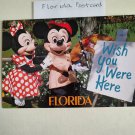 1957 florida postcard minnie mickey unwritten on