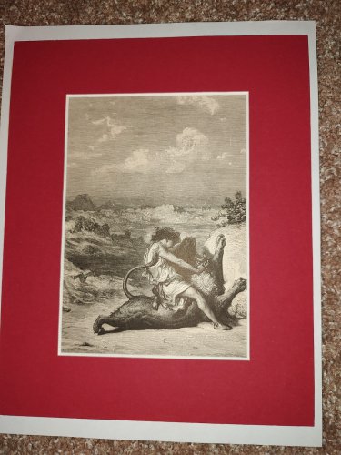 gustave dore artwork 1800's copy reprint