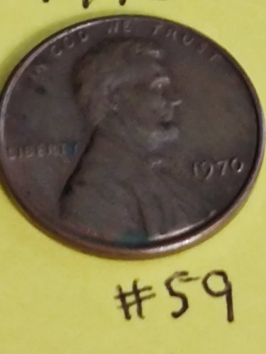 1970 penny no mm maybe errors discoloring  Video n pictures Just Listed