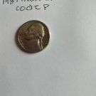 1987 nickel code p used coins video and pictures error 7 looks faded qty 1 coin