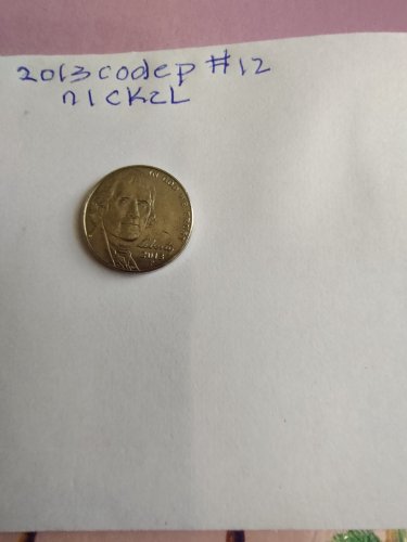 2013 p jefferson nickel coins used didnt see any errors