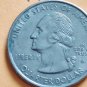 1999 quarter penn slice cut neck used circulated uncertified coins united states
