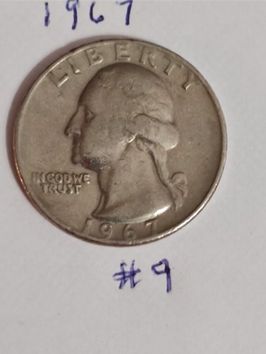 1967 quarter no mint mark used coin cents united states Video n pictures error