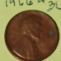 1966 Lincoln penny no mint mark uncertified circulated USA Coins