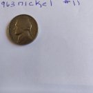 1963 nickel circulated no code or mint mark error on hair line video  pictures