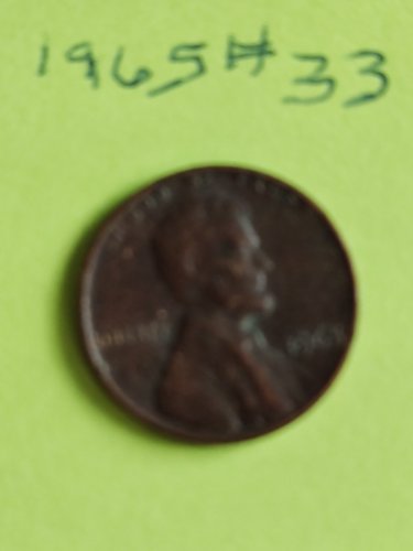 1965 Llincoln penny no mint mark coins UNITED STATES Best offer