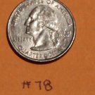 2000 Virginia quarter code p coins United States of America 50 States cerculated