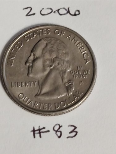 2006 quarter North Dakota mm p used coin United States