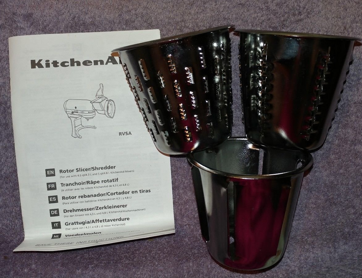 kitchenaid slicer shredder instructions