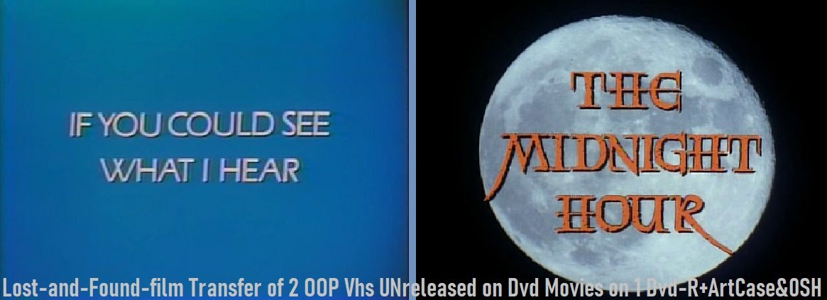 If You Could See What I Hear Dvd Shari Belafonte 80s Movie duo~If You Could See What I Hear,Singer~The