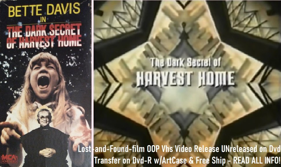 Watch The Dark Secret Of Harvest Home Online Free The Dark Secret of Harvest Home~1978 Tv Movie~Dvd -R+ArtCase/0SH~Bette