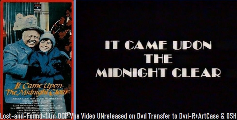 It Came Upon A Midnight Clear Mickey Rooney It Came Upon the Midnight Clear~1984 TvMovie~Dvd -R+ArtCase~Mickey