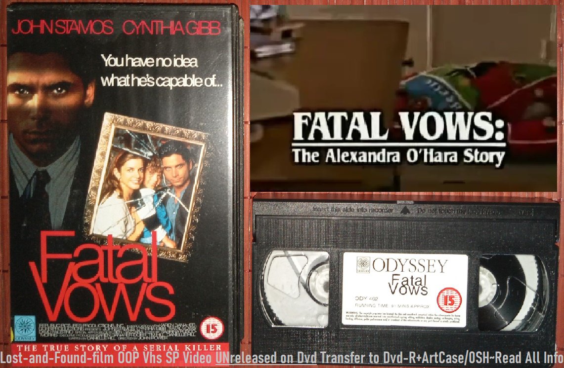 Fatal Vows The Alexandra O Hara Story Fatal Vows The Alexandra O'Hara Story~1994 True Tv Movie~Dvd -R+ArtCase
