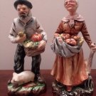 Old man and woman figurines