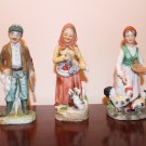 Lot of 3 Ceramic Figurines