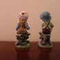 Boy and Girl Ceramic Figurines